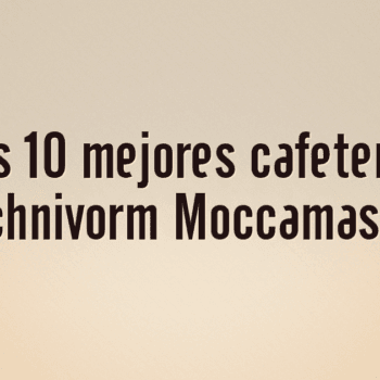 Las 10 mejores cafeteras Technivorm Moccamaster
