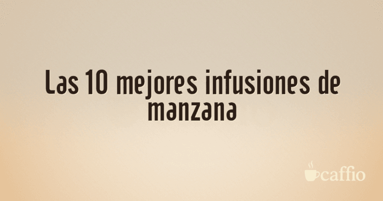 Las 10 mejores infusiones de manzana