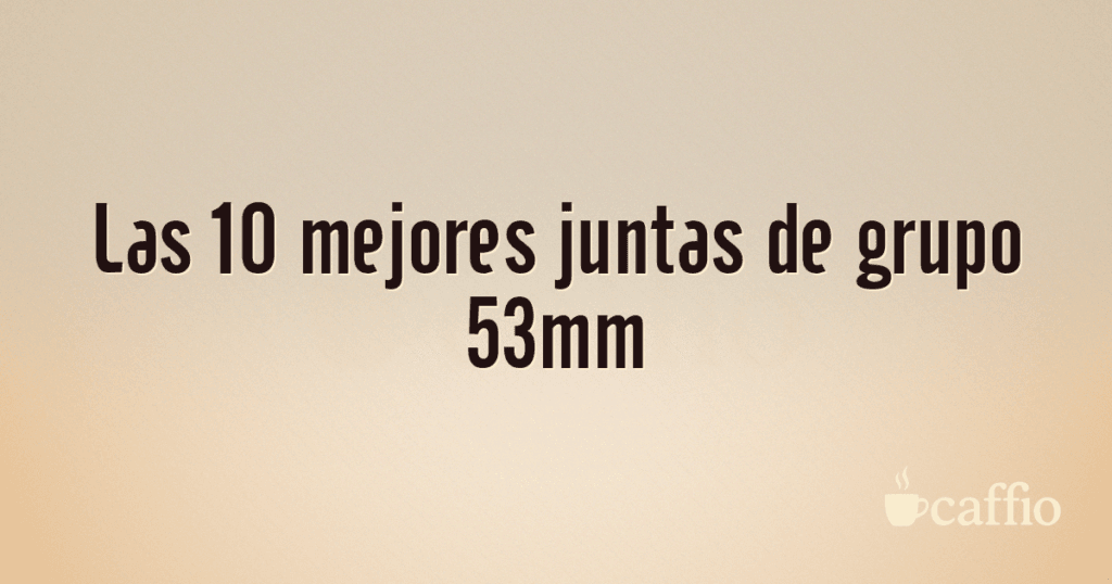 Las 10 mejores juntas de grupo 53mm