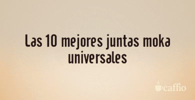 Las 10 mejores juntas moka universales
