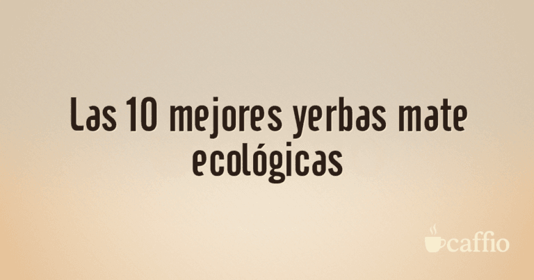 Las 10 mejores yerbas mate ecológicas