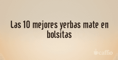Las 10 mejores yerbas mate en bolsitas