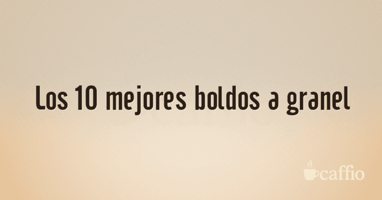 Los 10 mejores boldos a granel