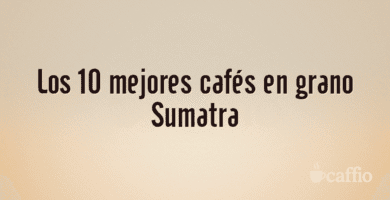 Los 10 mejores cafés en grano Sumatra Los 10 mejores cafés en grano Sumatra