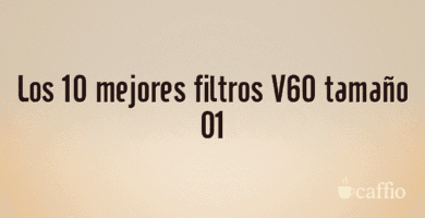 Los 10 mejores filtros V60 tamaño 01