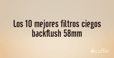Los 10 mejores filtros ciegos backflush 58mm Los 10 mejores filtros ciegos backflush 58mm