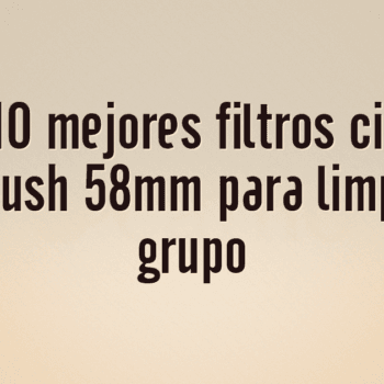 Los 10 mejores filtros ciegos backflush 58mm para limpiar el grupo