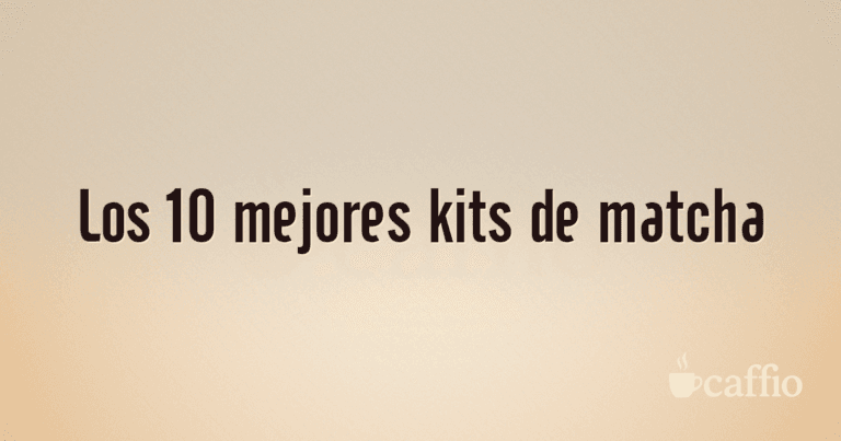 Los 10 mejores kits de matcha