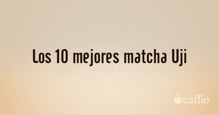 Los 10 mejores matcha Uji