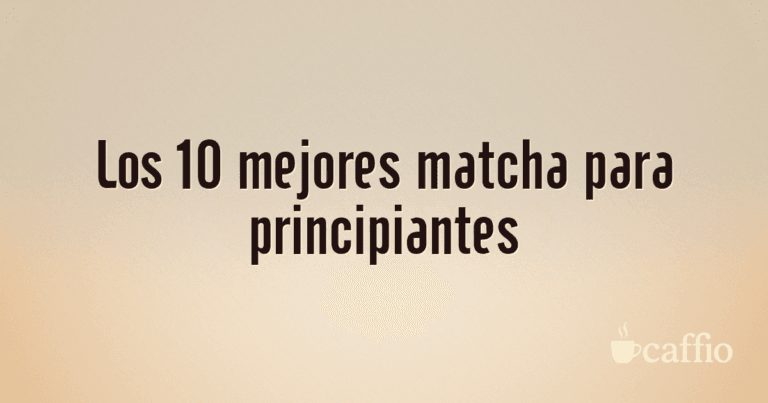 Los 10 mejores matcha para principiantes