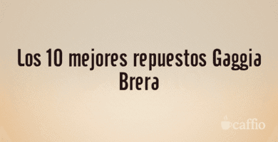 Los 10 mejores repuestos Gaggia Brera