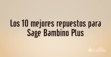 Los 10 mejores repuestos para Sage Bambino Plus