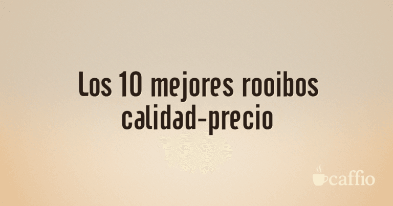Los 10 mejores rooibos calidad-precio