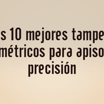 Los 10 mejores tampers dinamométricos para apisonar con precisión