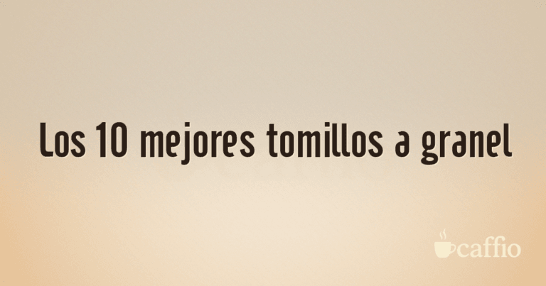 Los 10 mejores tomillos a granel