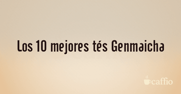 Los 10 mejores tés Genmaicha