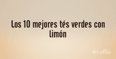 Los 10 mejores tés verdes con limón