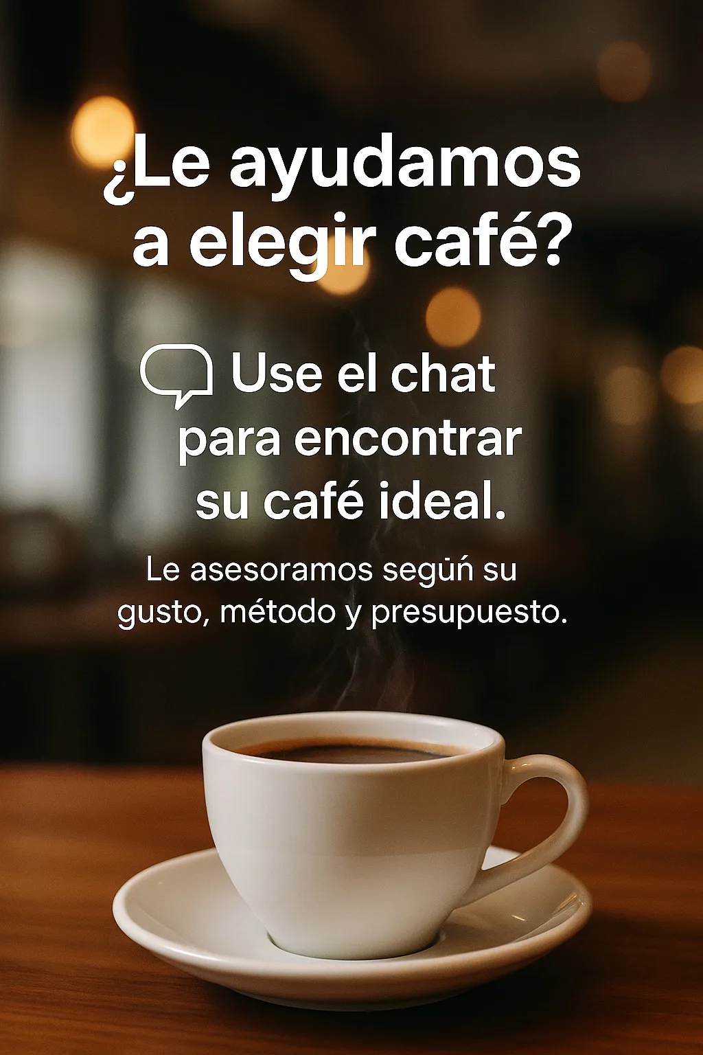 Catálogo de cafeteras y accesorios